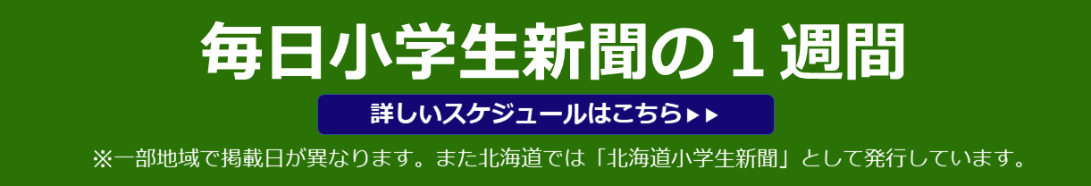 毎日小学生新聞の1週間