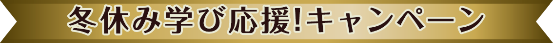 冬休み学び応援キャンペーン