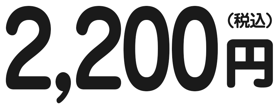 2200円（税込）