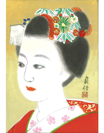 山平貞信 舞妓