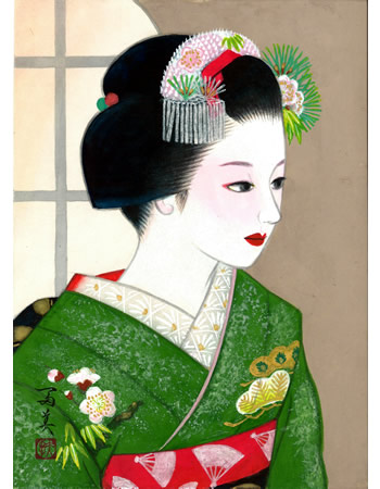 倉田冨美 日本画