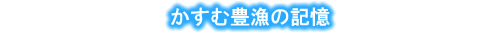 かすむ豊漁の記憶
