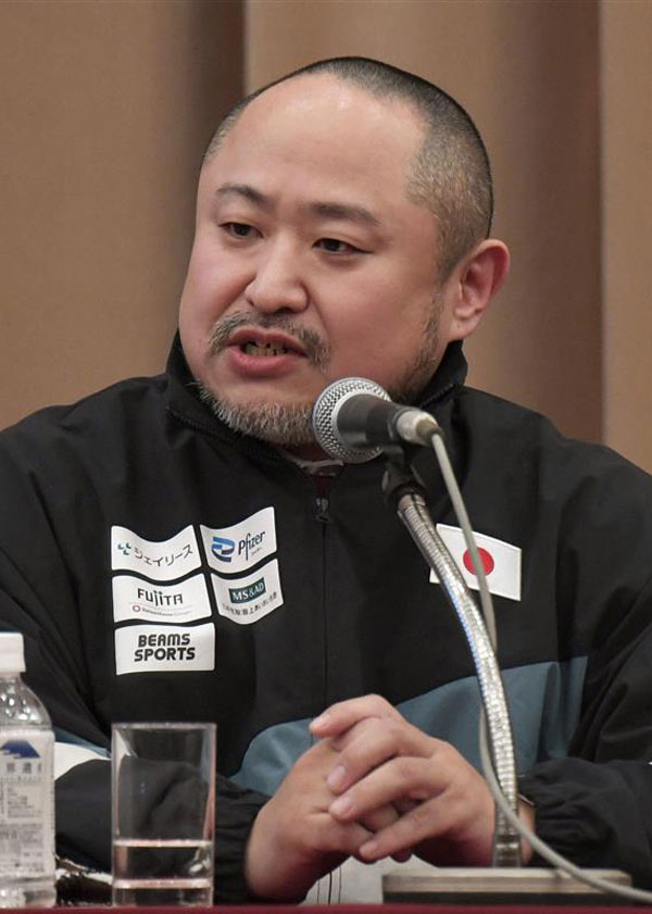 日本視覚障害者柔道連盟会長の初瀬勇輔さん